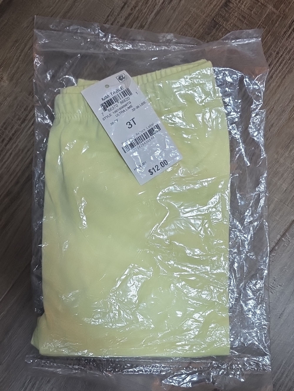 First Impressions Soft Yellow Cropped Kids Leggings With Bows On Ankles